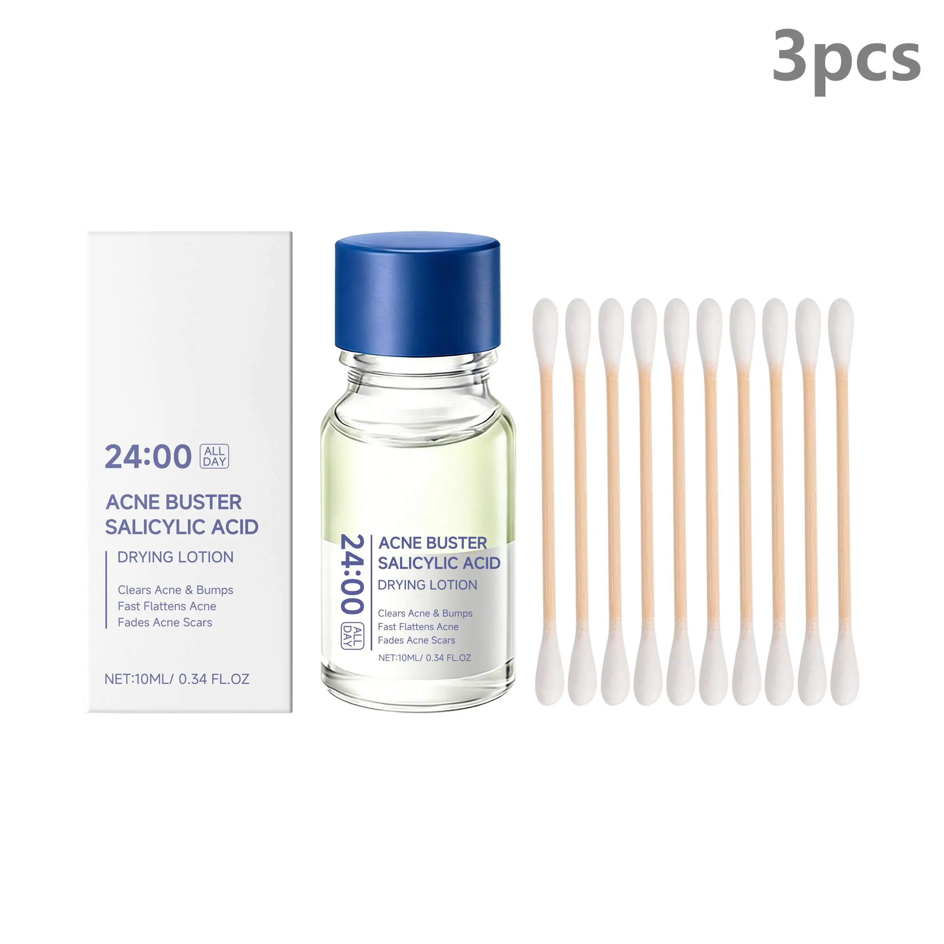 Salicylic Acid Serum for Acne Drying Lotion Acne Treatment Sensitive Skin Care Pimples Acne Remover Serum Cream Anti Acne Serum