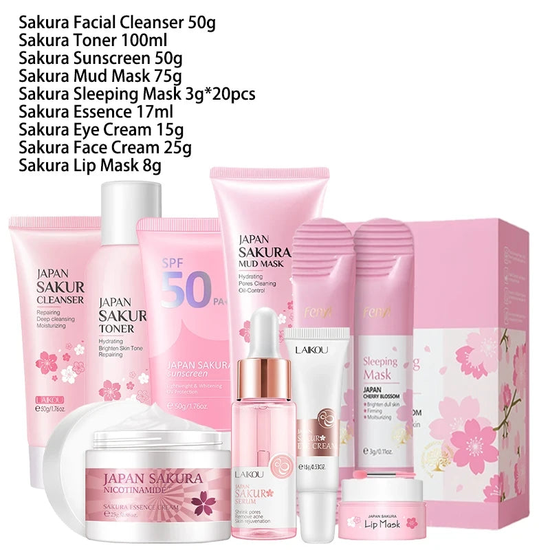 Sakura Facial Skincare Kit