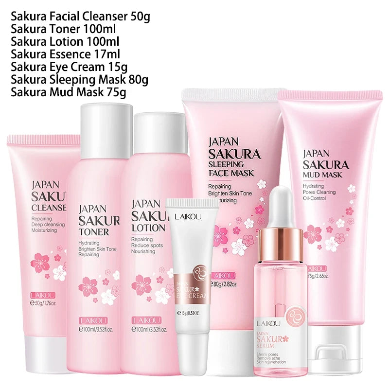 Sakura Facial Skincare Kit