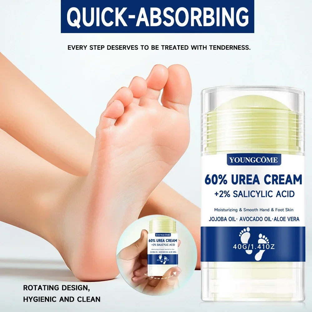 60% Urea Foot Cream + 2% Salicylic Acid Intensive Hydrating Foot And Hand Care Moisturizing Foot Cream And Hand Cream