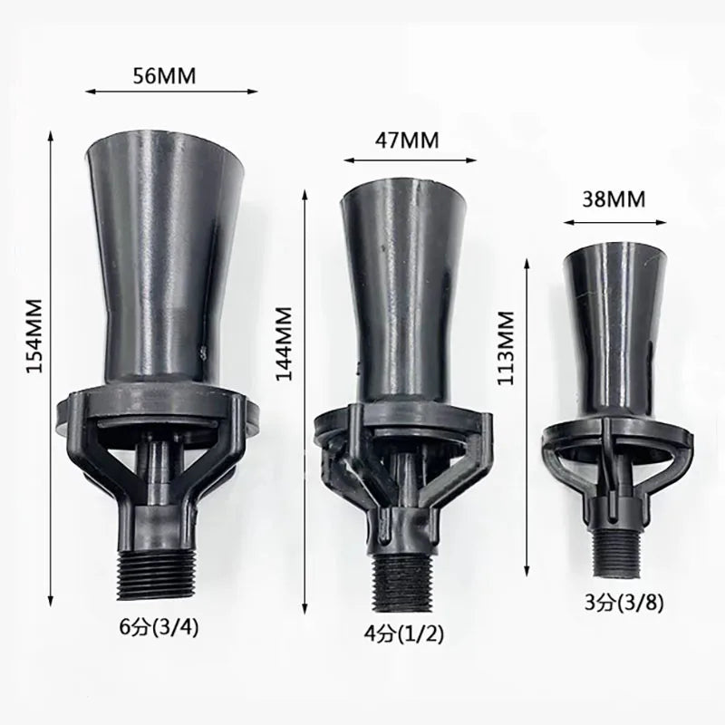 1/4" 3/8" 1/2" 3/4" 1" pp  eductor venturi nozzle,epoxy industrial mixed jet venturi nozzle