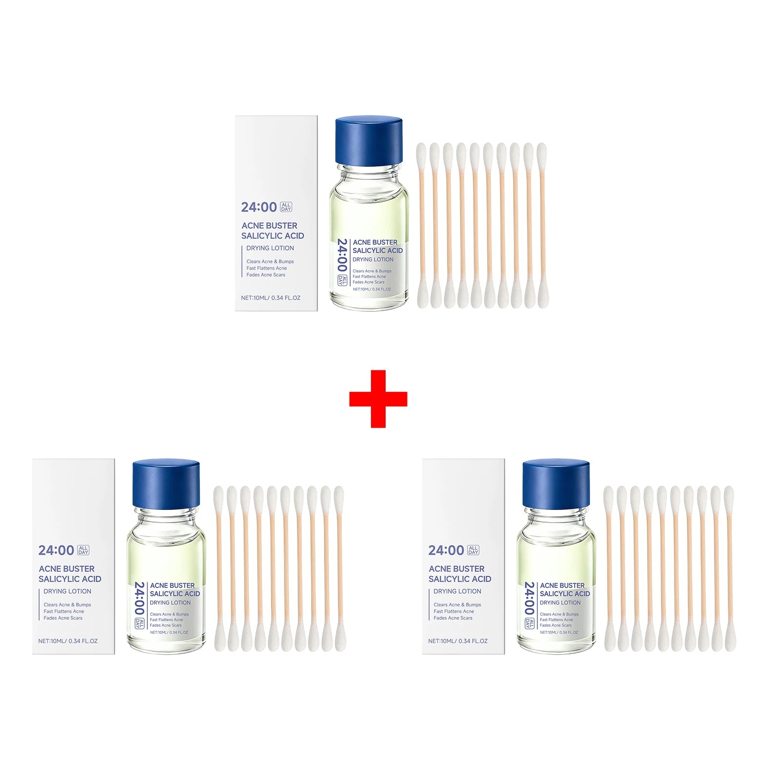 Salicylic Acid Serum for Acne Drying Lotion Acne Treatment Sensitive Skin Care Pimples Acne Remover Serum Cream Anti Acne Serum